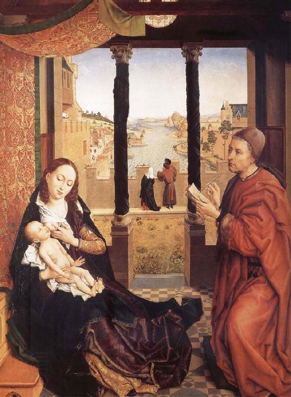 Rogier van der Weyden San Lucas Painting to the Virgin one China oil painting art